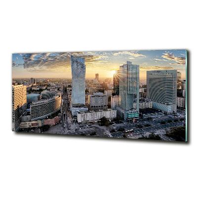 Foto schilderij op glas Warschau, Polen