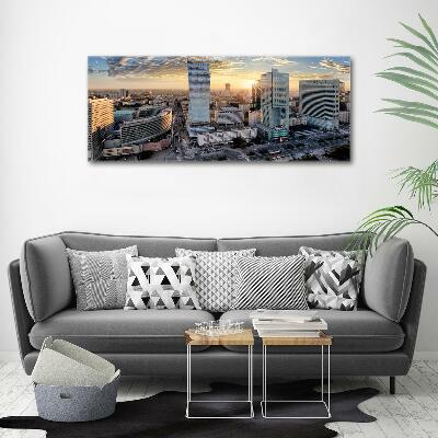 Foto schilderij op glas Warschau, Polen