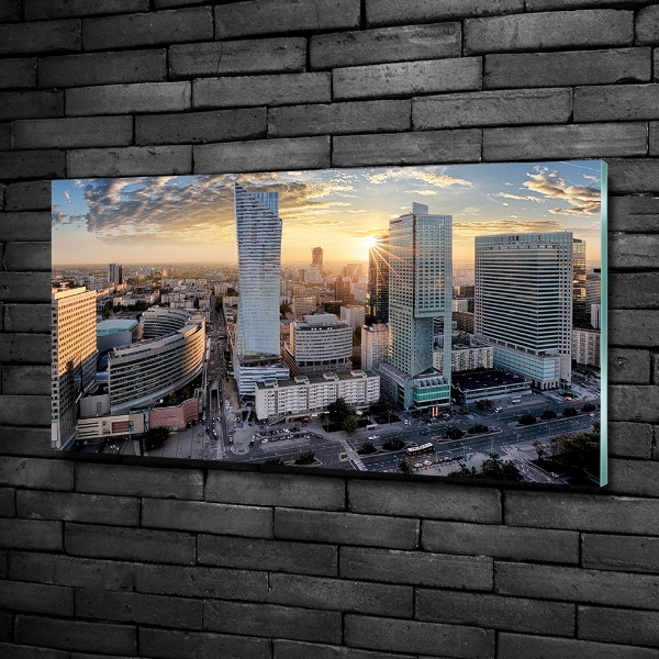 Foto schilderij op glas Warschau, Polen