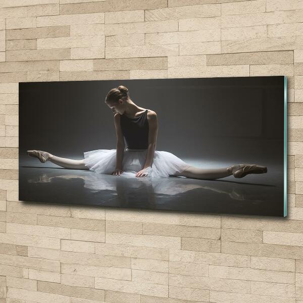 Foto schilderij op glas Ballerina