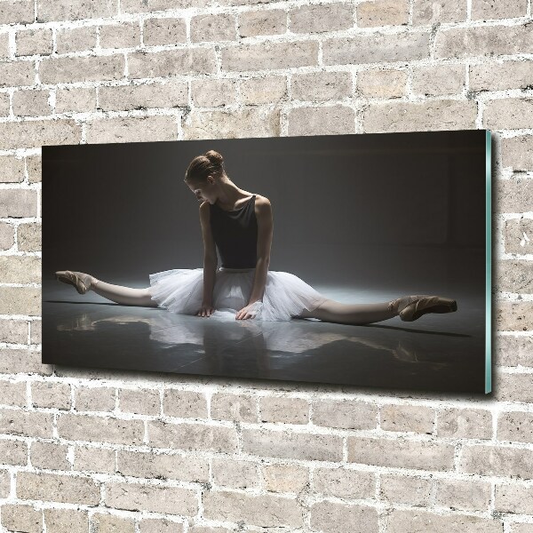 Foto schilderij op glas Ballerina