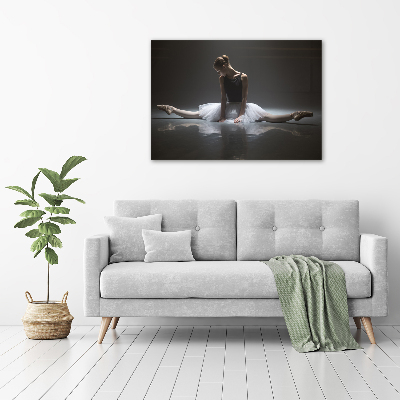 Foto schilderij op glas Ballerina