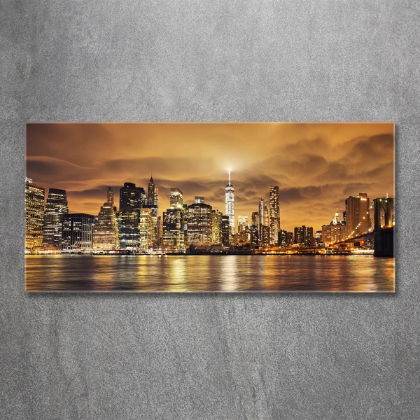 Glazen schilderij Manhattan, New York