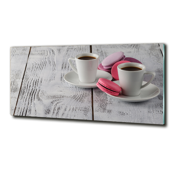 Glazen schilderij Koffie en koekjes