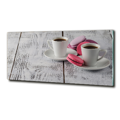 Glazen schilderij Koffie en koekjes