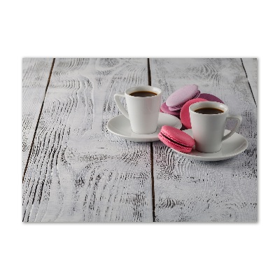 Glazen schilderij Koffie en koekjes
