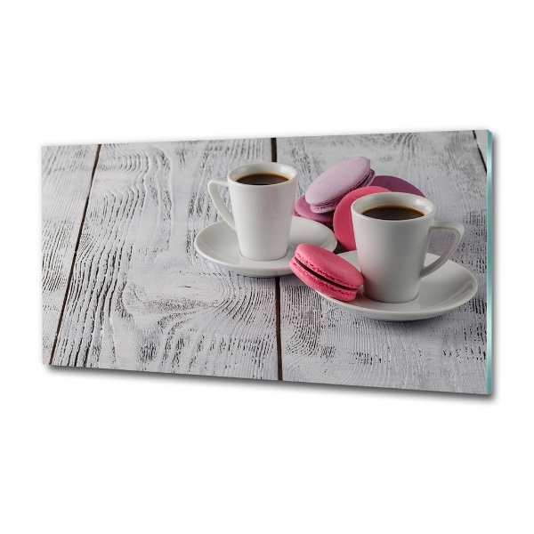Glazen schilderij Koffie en koekjes
