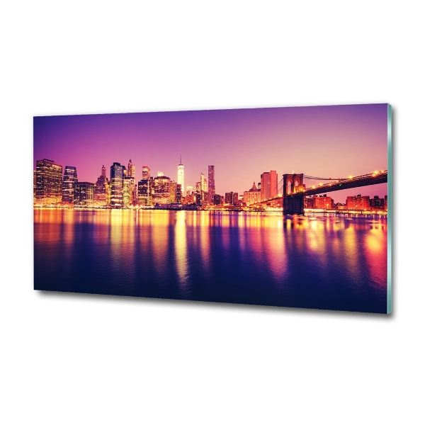 Schilderij op glas Manhattan, New York