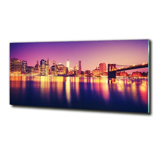 Schilderij op glas Manhattan, New York