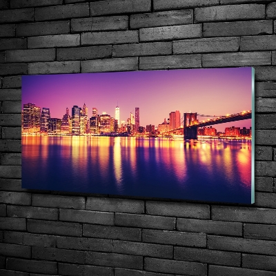 Schilderij op glas Manhattan, New York