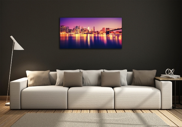 Schilderij op glas Manhattan, New York
