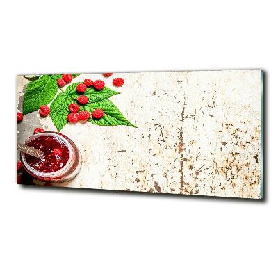 Schilderij op glas Frambozenjam