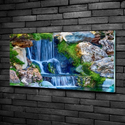 Foto schilderij op glas Waterval