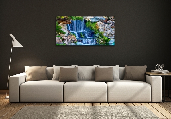 Foto schilderij op glas Waterval