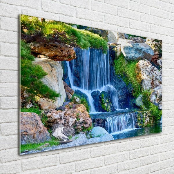 Foto schilderij op glas Waterval
