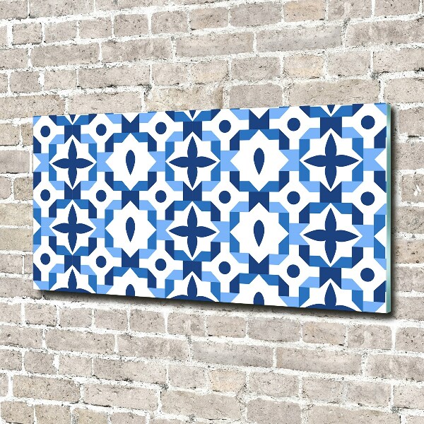 Glazen schilderij Geometrische achtergrond