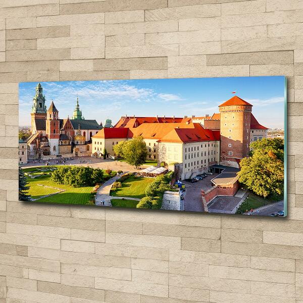 Schilderij glas Krakau, Polen