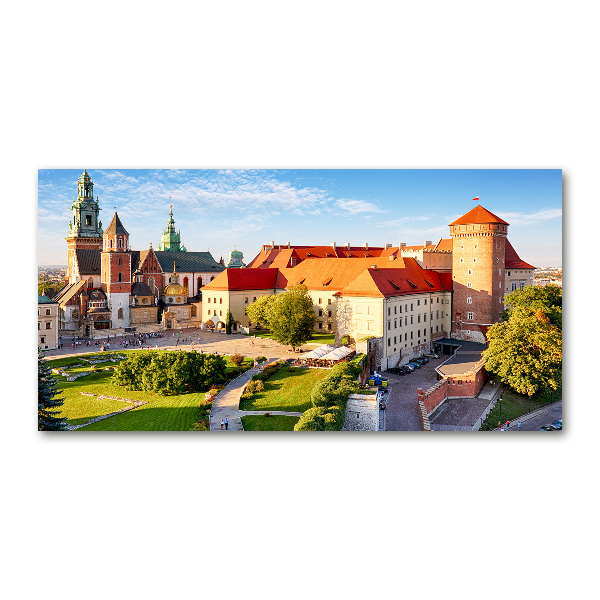 Schilderij glas Krakau, Polen