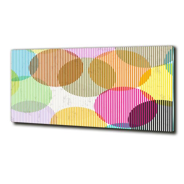 Schilderij glas Gekleurde cirkels