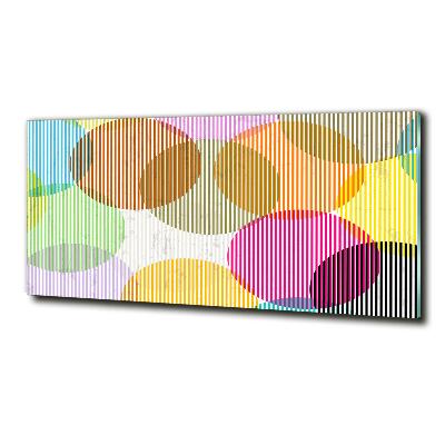 Schilderij glas Gekleurde cirkels