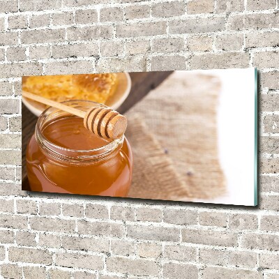 Schilderij op glas Honing