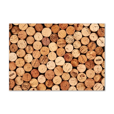 Foto schilderij op glas Wijnkurken