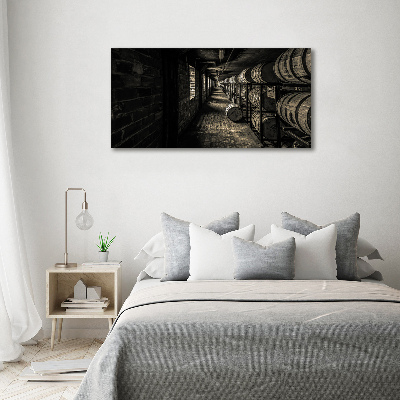 Schilderij op glas Bourbonvaten