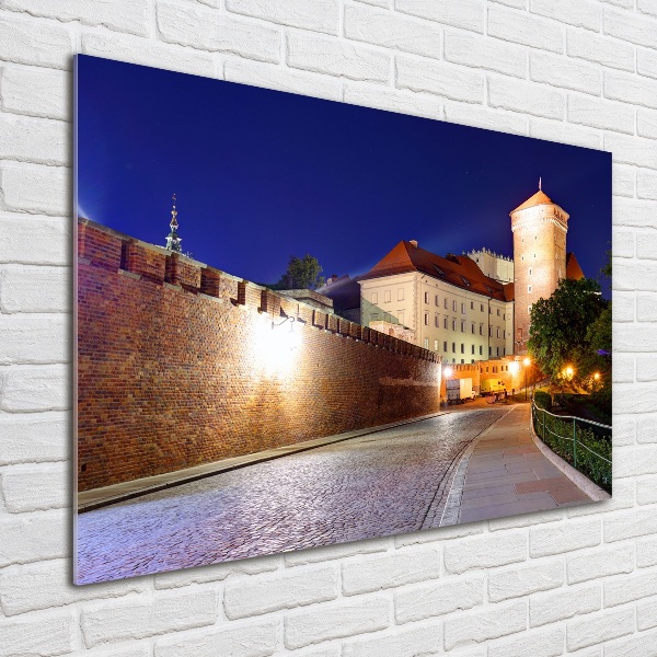 Schilderij glas Krakau, Polen