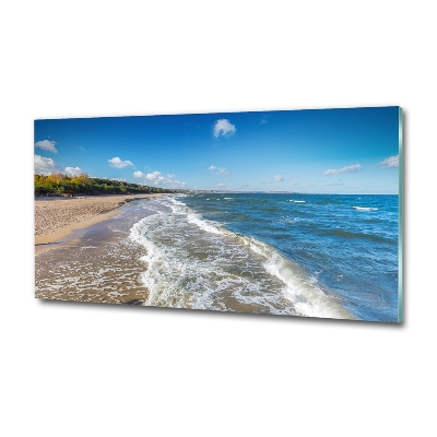 Schilderij glas Oostzee