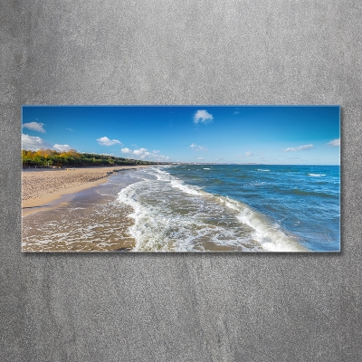 Schilderij glas Oostzee