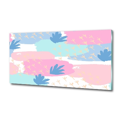 Foto schilderij op glas Kleurrijk patroon