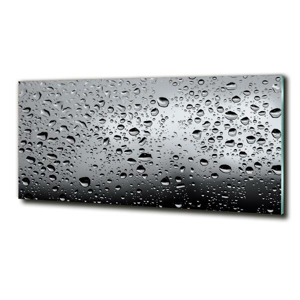 Schilderij glas waterdruppels