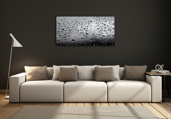 Schilderij glas waterdruppels