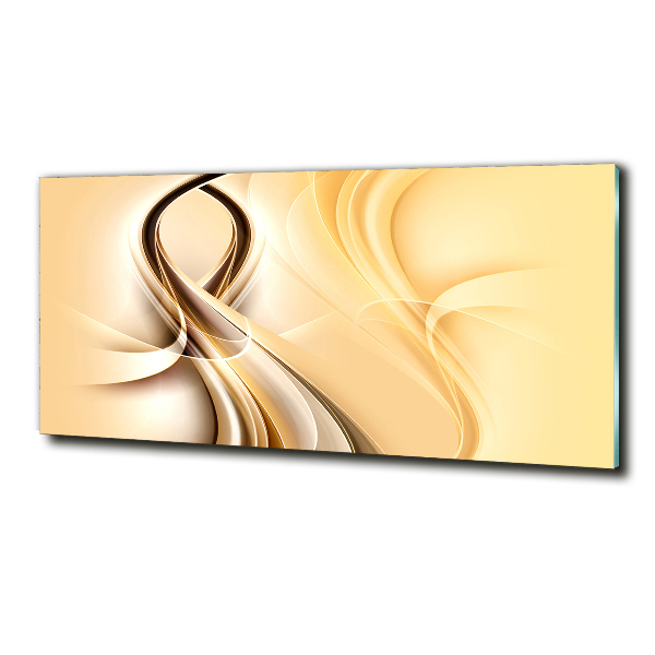 Glazen schilderij Abstracte golven