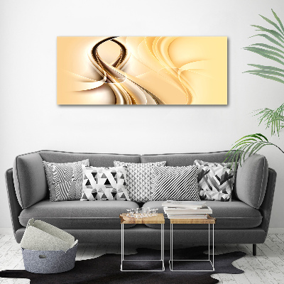 Glazen schilderij Abstracte golven