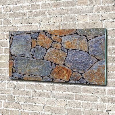 Schilderij glas Stenen