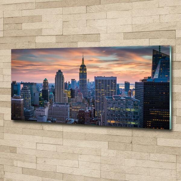 Glazen schilderij Manhattan, New York