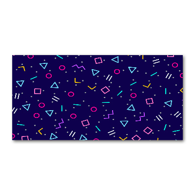 Schilderij glas Geometrische achtergrond