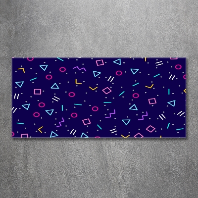 Schilderij glas Geometrische achtergrond