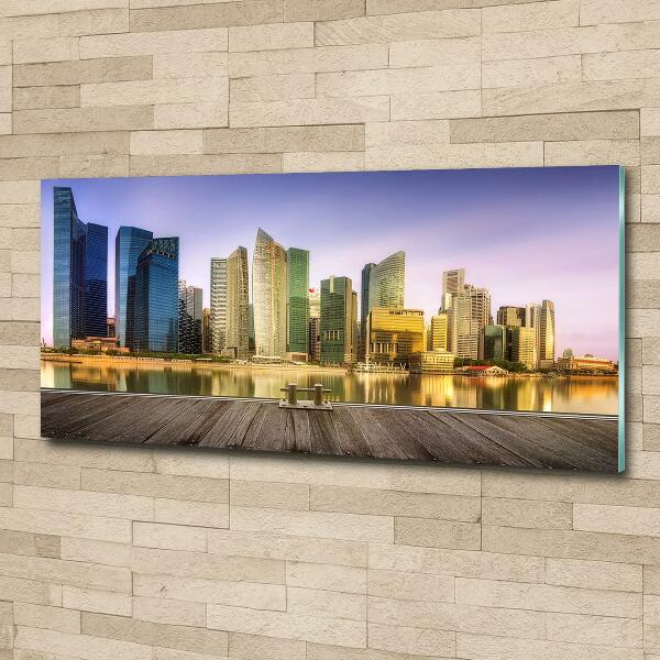Foto schilderij op glas Singapore