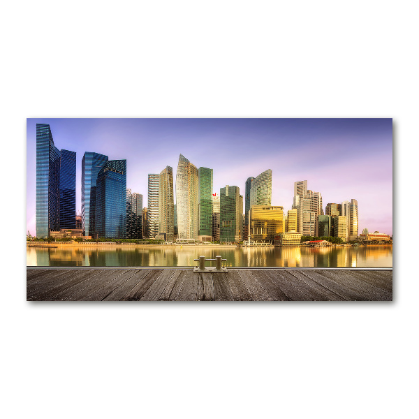 Foto schilderij op glas Singapore