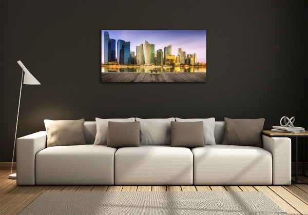 Foto schilderij op glas Singapore