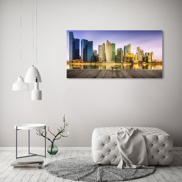 Foto schilderij op glas Singapore
