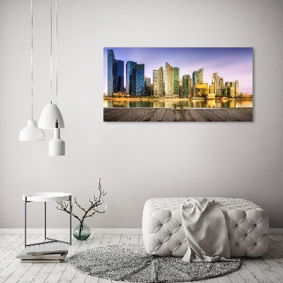 Foto schilderij op glas Singapore