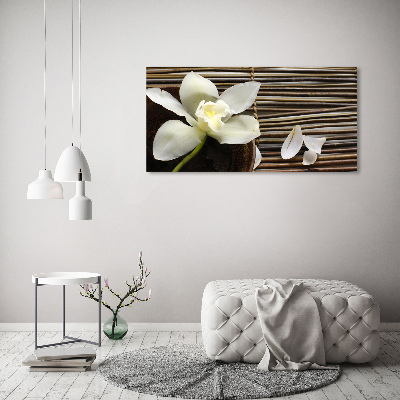 Schilderij op glas Orchidee