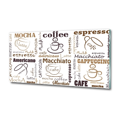 Schilderij op glas Tijd voor koffie