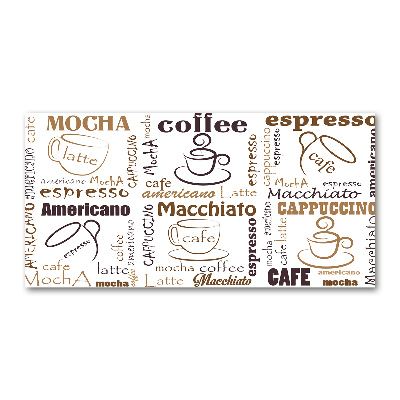 Schilderij op glas Tijd voor koffie