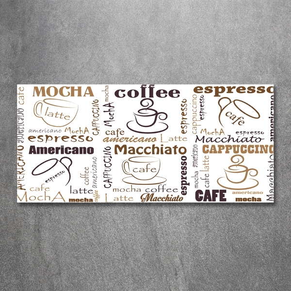 Schilderij op glas Tijd voor koffie