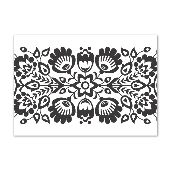 Glazen schilderij Volksbloemen