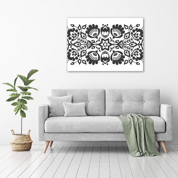 Glazen schilderij Volksbloemen